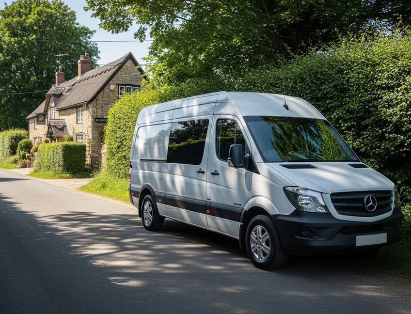 Professional vehicle representing quality